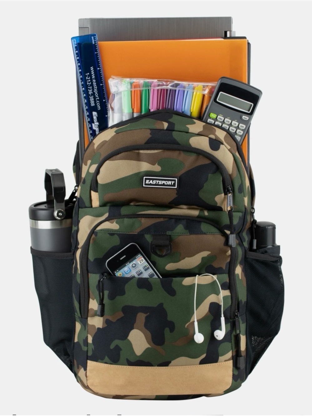 Eastsport Camo Green Backpack - Picture 7 of 7